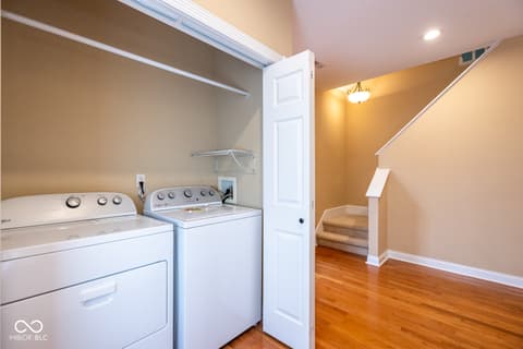 Laundry room at 2233 N Talbott Street, Indianapolis, IN