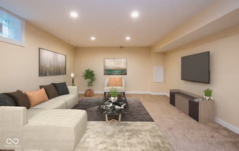 Living room at 2233 N Talbott Street, Indianapolis, IN