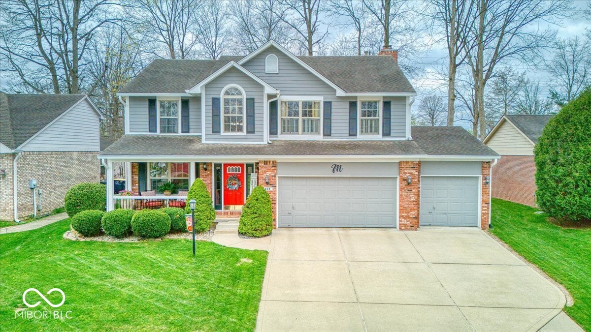Front exterior at 939 Stave Oak Drive, Beech Grove, IN