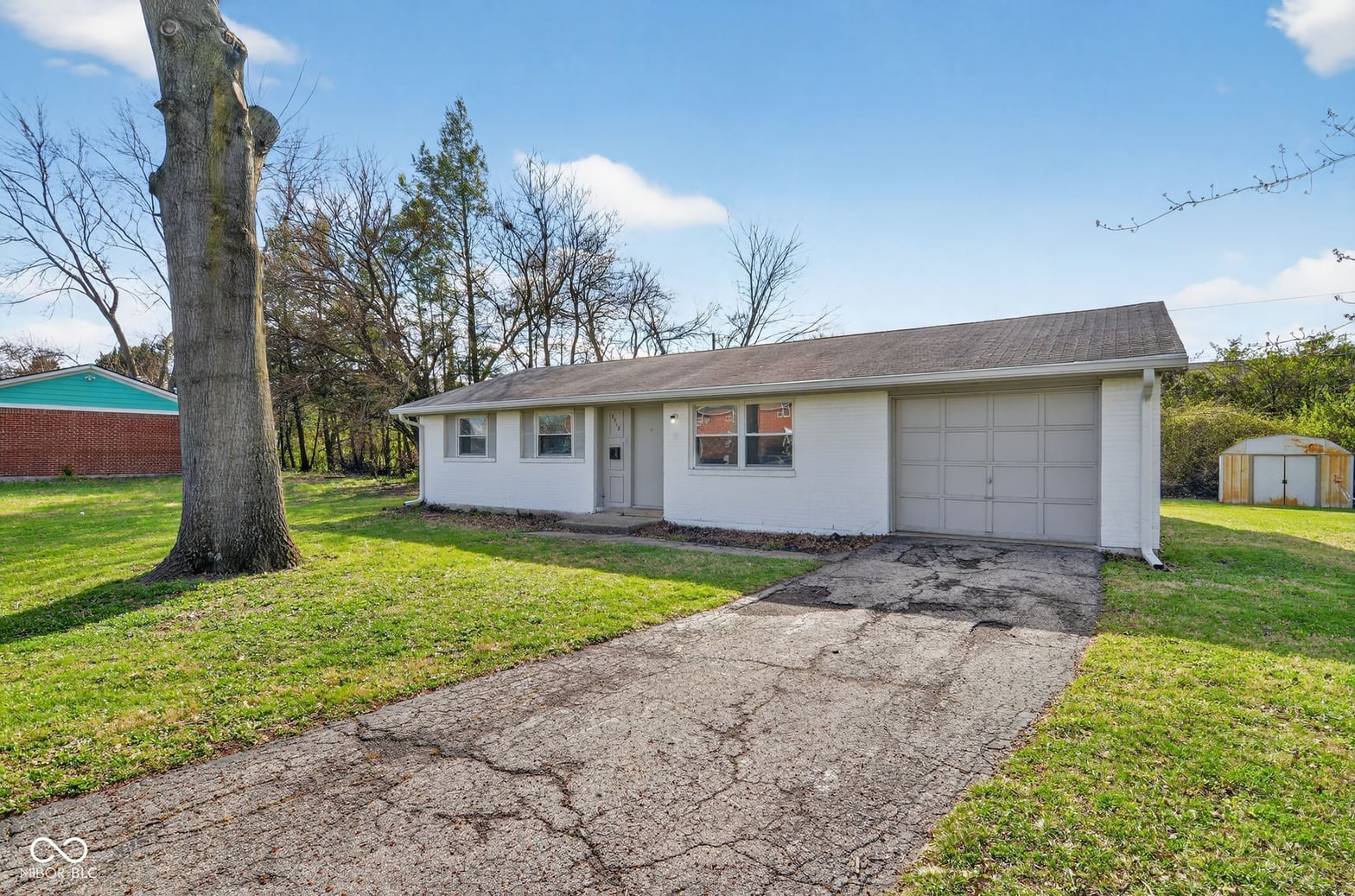 Front exterior at 2318 N John Glenn Court, Indianapolis, IN