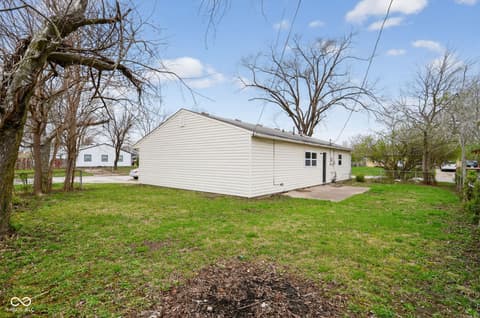 Side exterior at 3743 Breen Drive, Indianapolis, IN