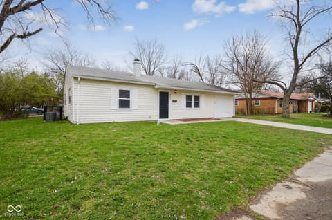Front exterior at 3743 Breen Drive, Indianapolis, IN