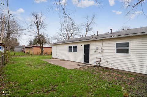 Backyard at 3743 Breen Drive, Indianapolis, IN