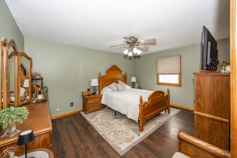 Primary bedroom at 3901 N 350 W, Lebanon, IN