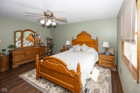 Primary bedroom at 3901 N 350 W, Lebanon, IN