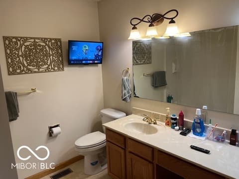 Bathroom at 1010 Louise Court, Seymour, IN