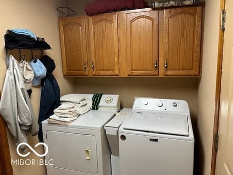 Laundry room at 1010 Louise Court, Seymour, IN
