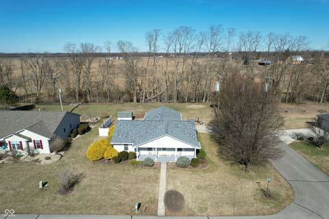 Aerial view at 1010 Louise Court, Seymour, IN
