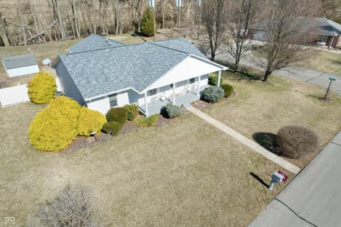Aerial view at 1010 Louise Court, Seymour, IN