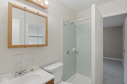 Bathroom at 8214 Wysong Drive, Indianapolis, IN