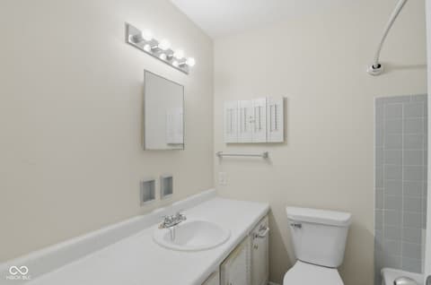 Bathroom at 8214 Wysong Drive, Indianapolis, IN