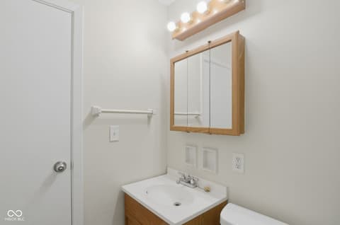 Bathroom at 8214 Wysong Drive, Indianapolis, IN