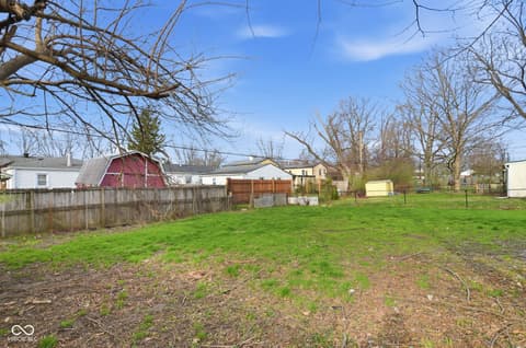 Yard at 8214 Wysong Drive, Indianapolis, IN