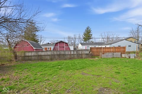 Yard at 8214 Wysong Drive, Indianapolis, IN