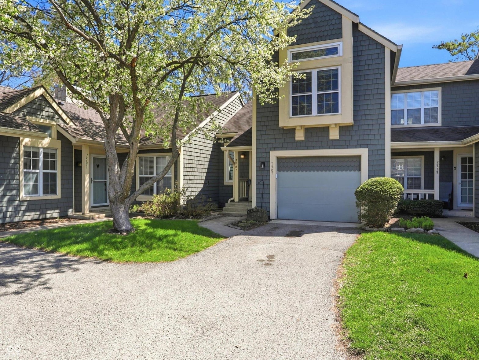 Front exterior at 7507 Choate Court, Indianapolis, IN