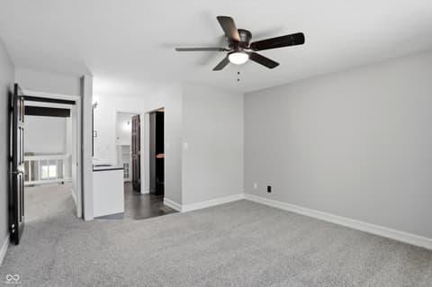 Primary bedroom at 7507 Choate Court, Indianapolis, IN