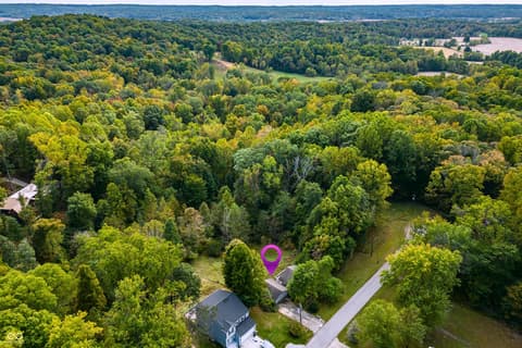 Aerial view at 2941 S Mask Court, Martinsville, IN