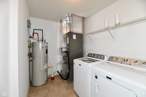 Laundry room at 13958 Catalina Drive, Fishers, IN