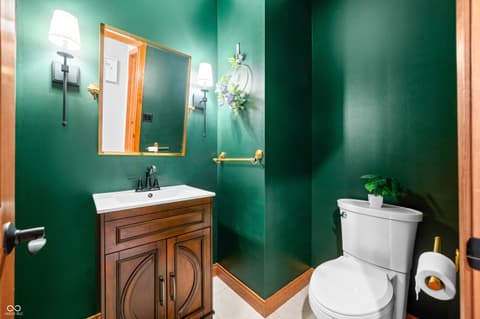 Bathroom at 15411 N State Road 9, Hope, IN