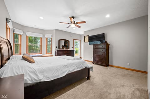 Bedroom at 15411 N State Road 9, Hope, IN