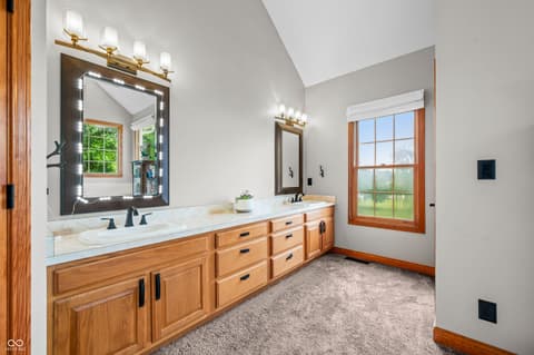 Bathroom at 15411 N State Road 9, Hope, IN