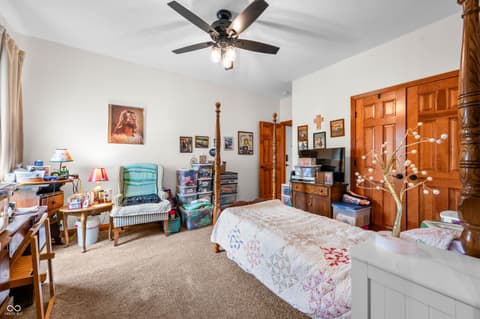Bedroom at 15411 N State Road 9, Hope, IN
