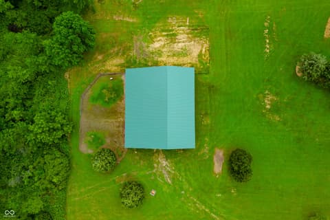 Aerial view at 15411 N State Road 9, Hope, IN
