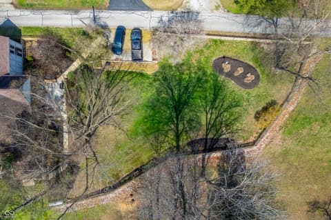 Aerial view at 995 E Skyline Drive, Brownstown, IN