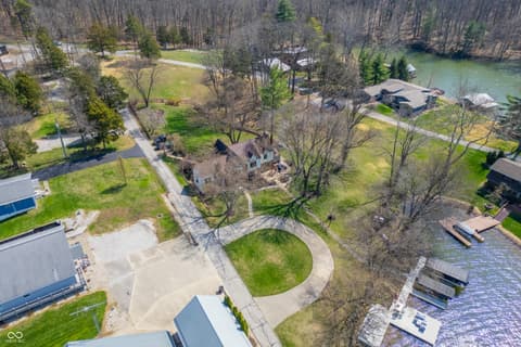 Aerial view at 995 E Skyline Drive, Brownstown, IN
