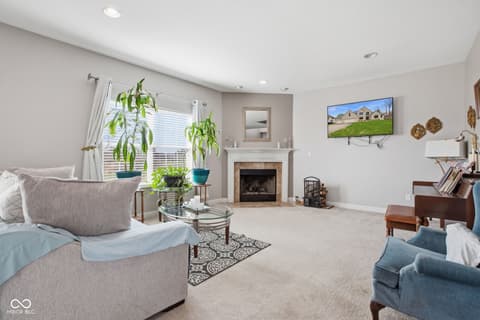Living room at 11851 Fawn Crest Drive, Indianapolis, IN