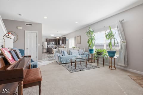 Living room at 11851 Fawn Crest Drive, Indianapolis, IN