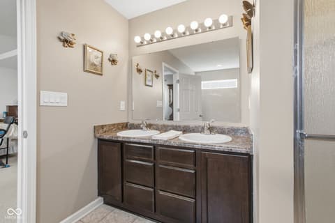 Bathroom at 11851 Fawn Crest Drive, Indianapolis, IN