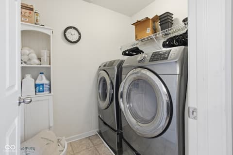 Laundry room at 11851 Fawn Crest Drive, Indianapolis, IN