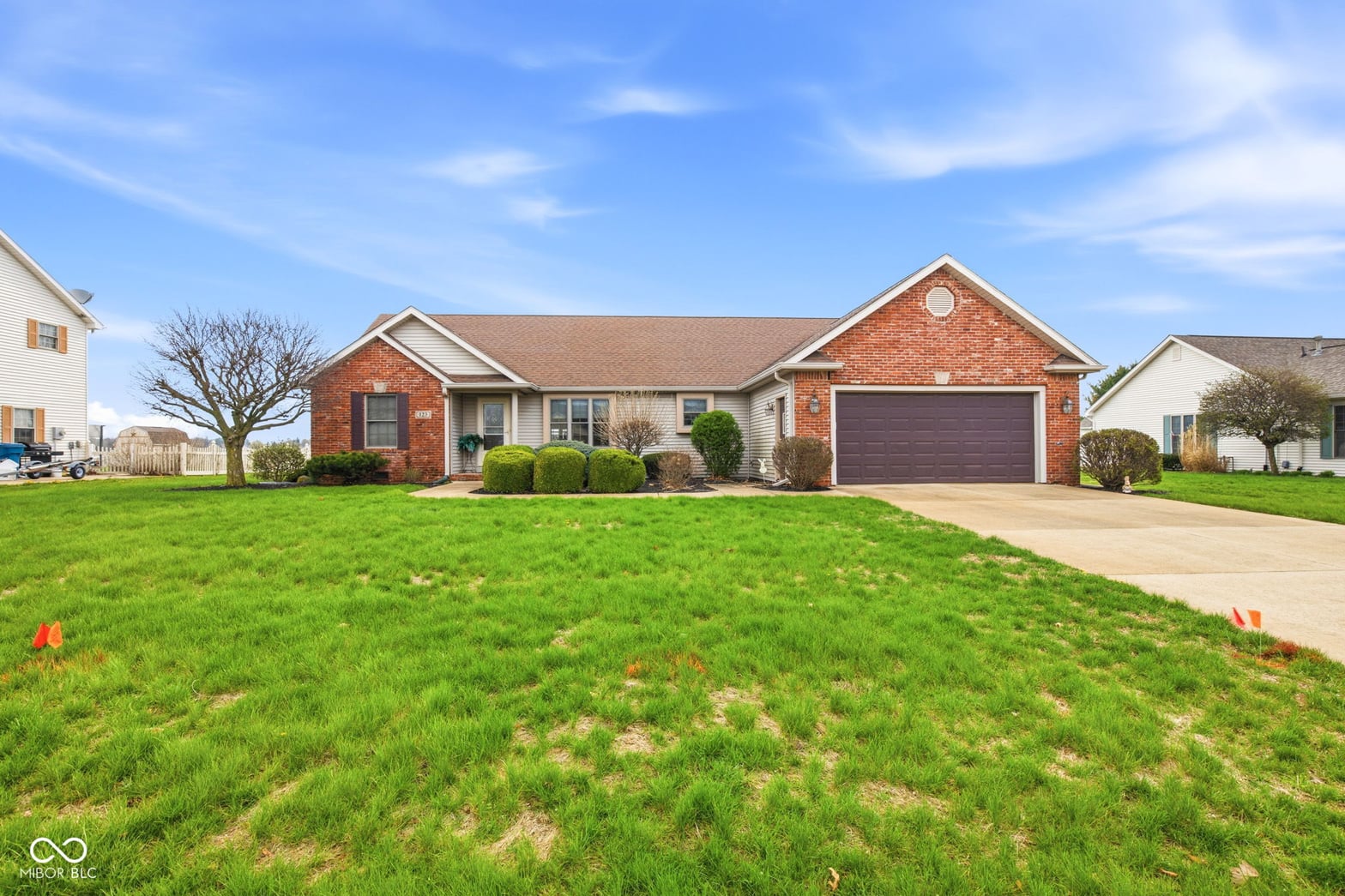 Front exterior at 123 Hopkins Court, Tipton, IN