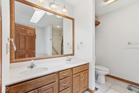 Bathroom at 123 Hopkins Court, Tipton, IN