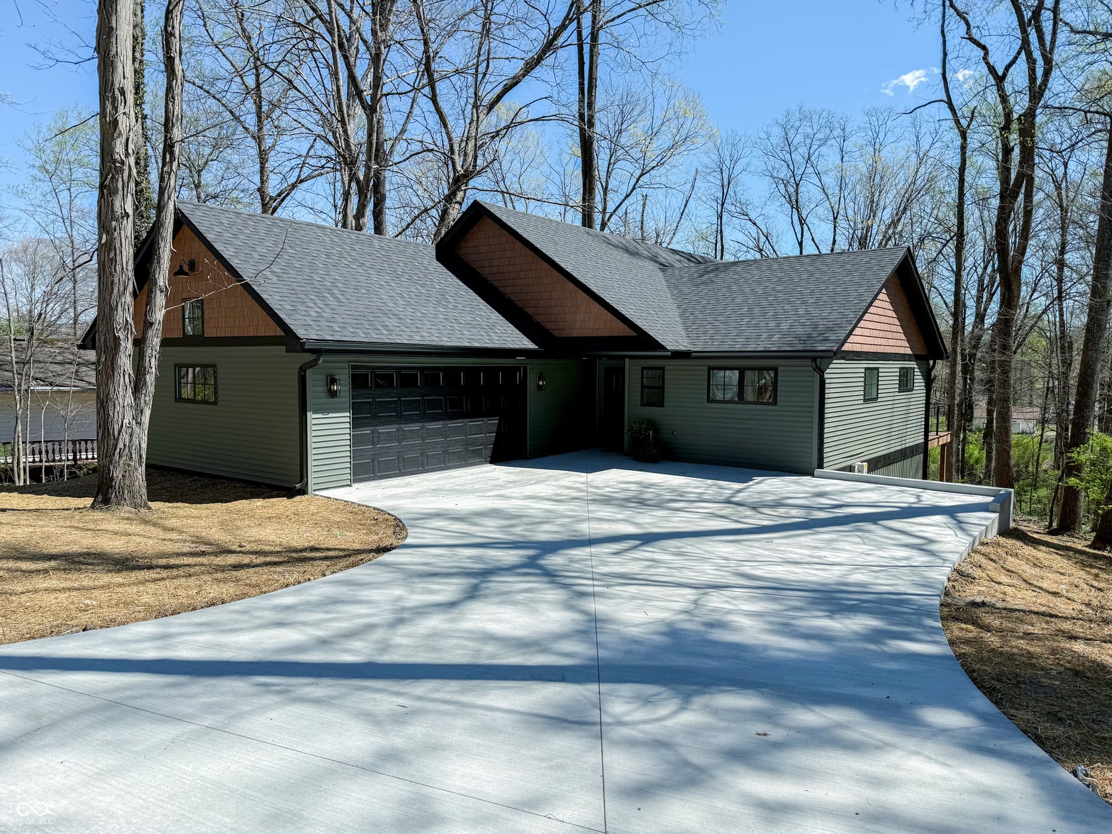 Front exterior at 8835 S Slevins Drive, Nineveh, IN