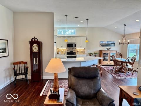 Living room at 4301 W Whispering Way Court, Muncie, IN