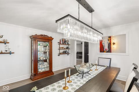 Dining room at 1834 Friendship Drive, Indianapolis, IN