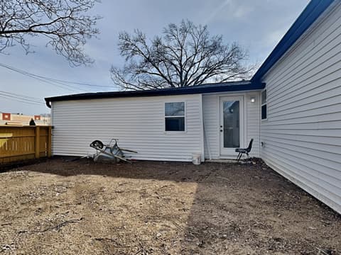 Backyard at 3705 S Felton Street, Marion, IN
