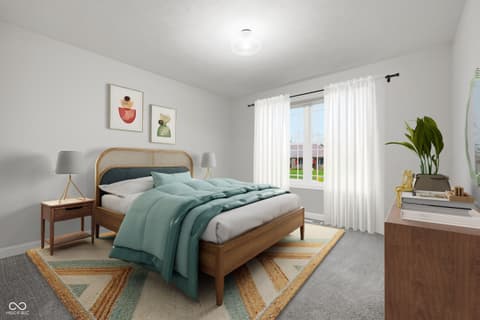 Bedroom at 8302 W Ashford Lane, Muncie, IN