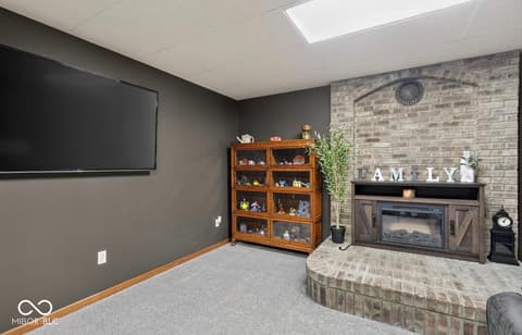 Living room at 6177 W Broken Arrow Court, New Palestine, IN