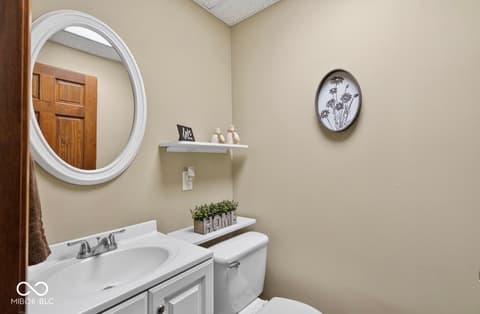 Bathroom at 6177 W Broken Arrow Court, New Palestine, IN