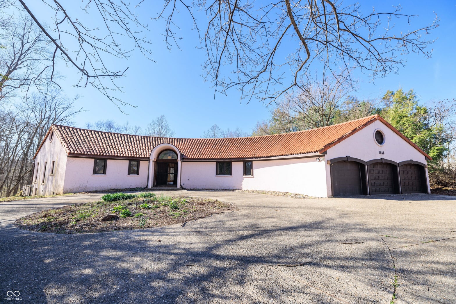 Front exterior at 1414 E Rhorer Road, Bloomington, IN