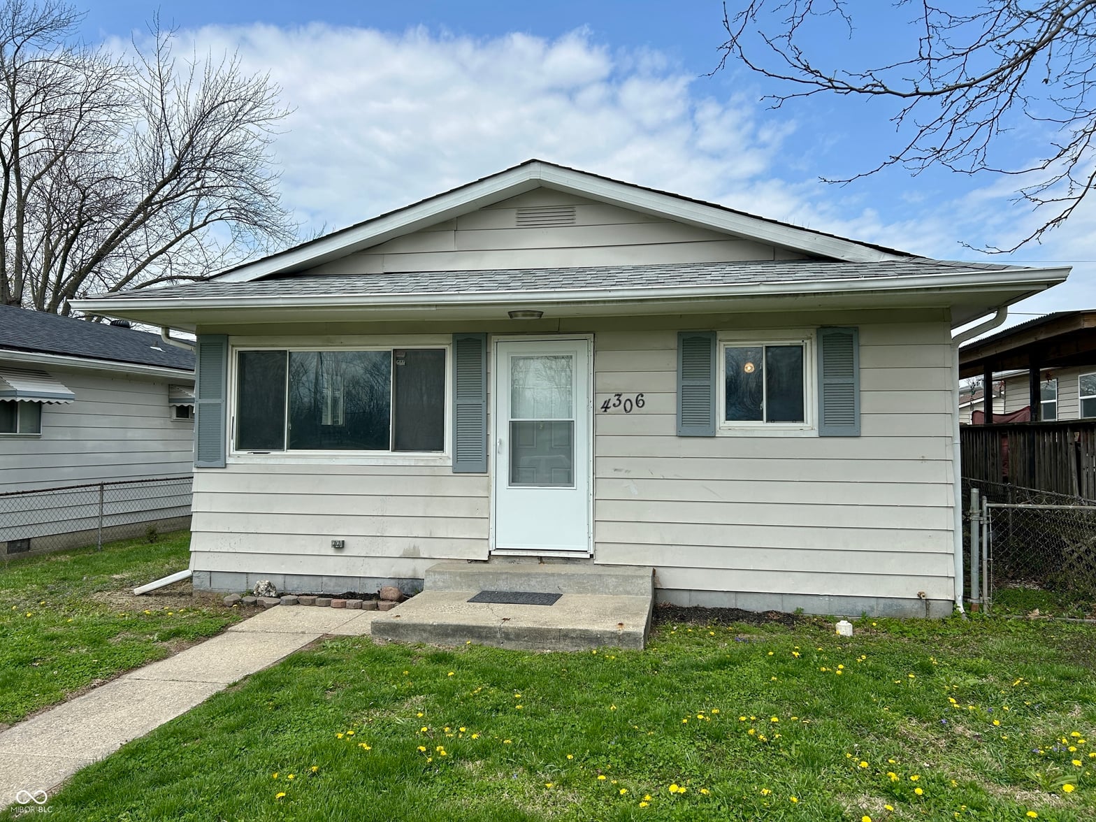 Front exterior at 4306 Hoyt Avenue, Indianapolis, IN