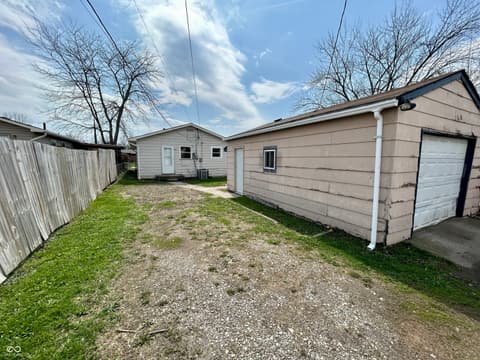 Backyard at 4306 Hoyt Avenue, Indianapolis, IN