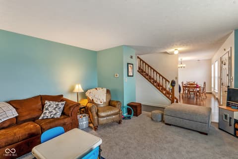 Living room at 665 Hummingbird Lane, Whiteland, IN