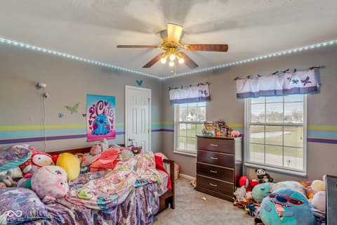 Bedroom at 665 Hummingbird Lane, Whiteland, IN