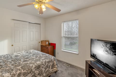 Bedroom at 665 Hummingbird Lane, Whiteland, IN