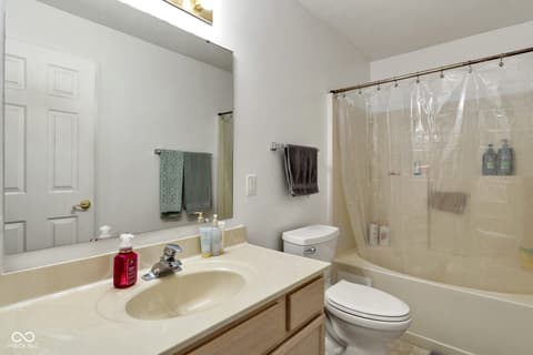Bathroom at 665 Hummingbird Lane, Whiteland, IN
