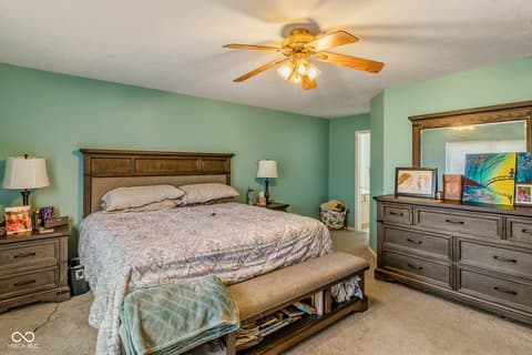 Bedroom at 665 Hummingbird Lane, Whiteland, IN